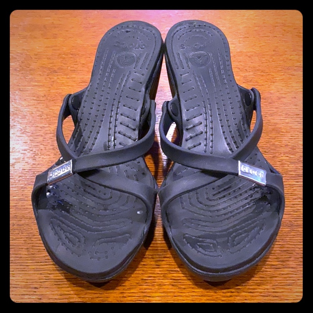 Crocs Heels Size 10
